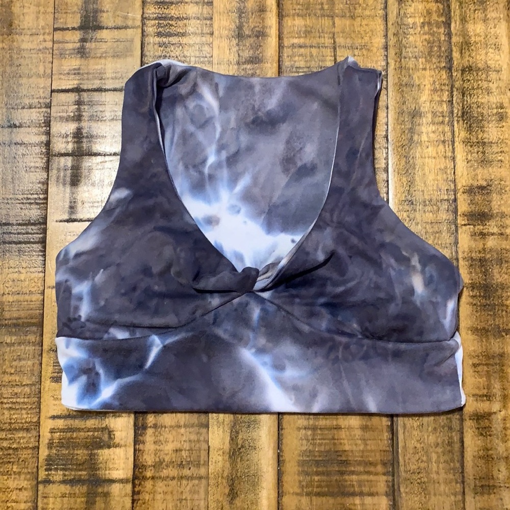 Harmony Balance tie-dye twist sports bra, XS